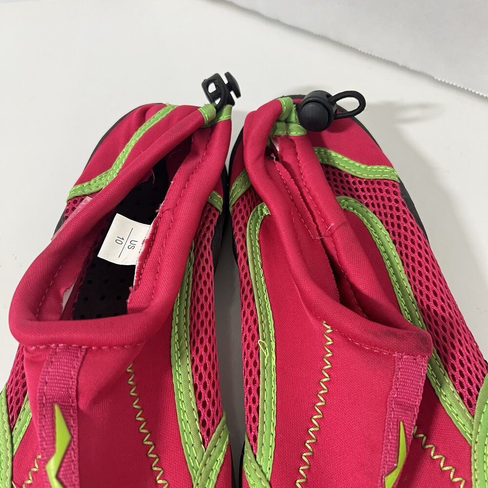 Norty Women's Water Shoes Five Fingers Pool Beach Slip On Size 10 Pink - Picture 4 of 10